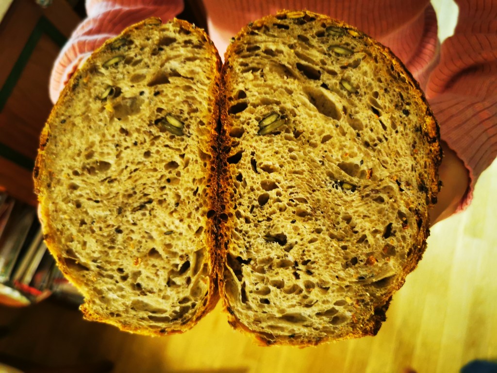 ŠPALDOVÝ CHLEBÍK SO ZÁPAROU.